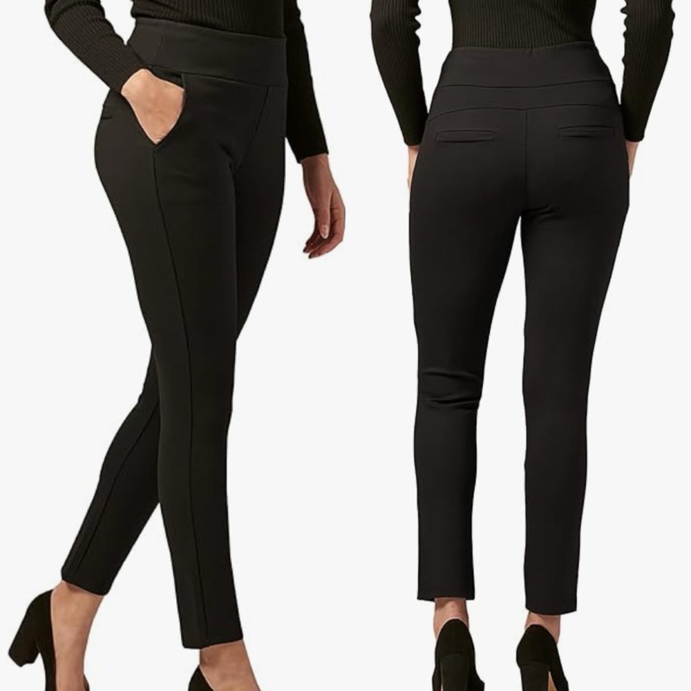 Black Ponte Pants - 2X